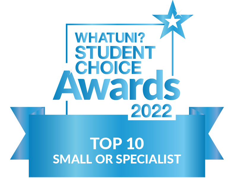 Top 10 Small or Specialist in what uni student choice awards